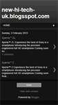 Mobile Screenshot of new-hi-tech-uk.blogspot.com