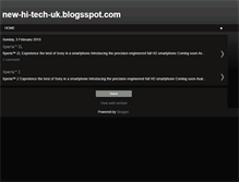 Tablet Screenshot of new-hi-tech-uk.blogspot.com