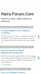 Mobile Screenshot of nairaforum.blogspot.com