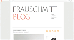 Desktop Screenshot of frauschmitt.blogspot.com