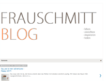 Tablet Screenshot of frauschmitt.blogspot.com