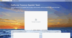 Desktop Screenshot of californiatraverusspanishteam.blogspot.com