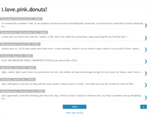 Tablet Screenshot of ilovepinkdonuts.blogspot.com