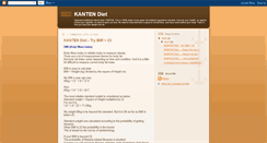 Desktop Screenshot of kantendiet.blogspot.com