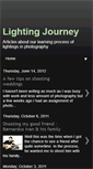 Mobile Screenshot of lightingjourney.blogspot.com