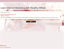 Tablet Screenshot of learninternetmarketingtoday.blogspot.com