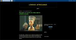 Desktop Screenshot of lendasafricanas.blogspot.com