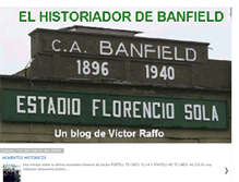 Tablet Screenshot of elhistoriadordebanfield.blogspot.com