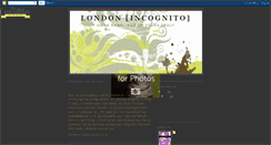 Desktop Screenshot of londonincognito.blogspot.com