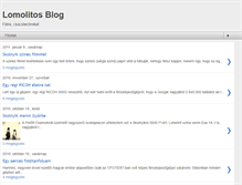 Tablet Screenshot of lomolitosblog.blogspot.com