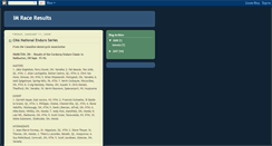 Desktop Screenshot of imraceresults.blogspot.com
