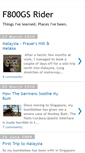 Mobile Screenshot of f800gsrider.blogspot.com