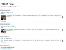 Tablet Screenshot of f800gsrider.blogspot.com