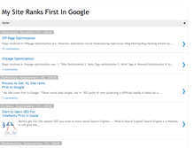 Tablet Screenshot of mysiteranksfirst.blogspot.com