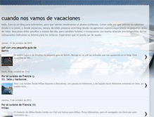 Tablet Screenshot of cuandonosvamosdevacaciones.blogspot.com