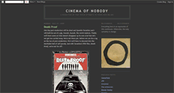 Desktop Screenshot of cinemaofnobody.blogspot.com