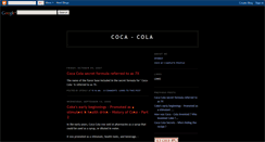 Desktop Screenshot of cocacolasecrets.blogspot.com