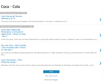 Tablet Screenshot of cocacolasecrets.blogspot.com