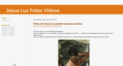 Desktop Screenshot of jesus-luz-fotos-video.blogspot.com