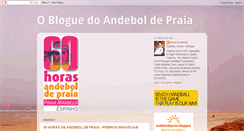 Desktop Screenshot of andeboldepraia.blogspot.com