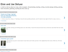 Tablet Screenshot of elsieandjoedeluxe.blogspot.com