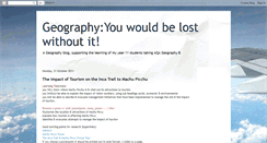 Desktop Screenshot of geographylost.blogspot.com