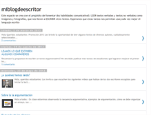 Tablet Screenshot of miblogdeescritor.blogspot.com