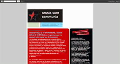 Desktop Screenshot of omniasuntcommunianetcollective.blogspot.com