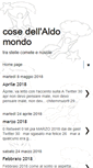 Mobile Screenshot of cosedellaldomondo.blogspot.com