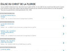 Tablet Screenshot of egliseduchrist.blogspot.com
