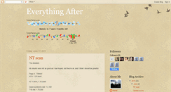 Desktop Screenshot of everything-after.blogspot.com