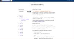 Desktop Screenshot of geoffhom.blogspot.com