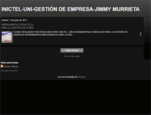 Tablet Screenshot of gestiondeempresajimmymurrieta.blogspot.com