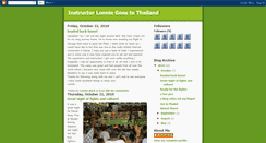Desktop Screenshot of instructorlonniegoestothailand.blogspot.com