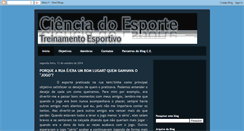 Desktop Screenshot of cienciadoesporte.blogspot.com