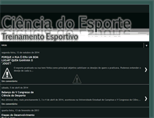 Tablet Screenshot of cienciadoesporte.blogspot.com