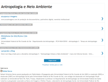 Tablet Screenshot of antropologiaemeioambiente.blogspot.com