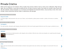 Tablet Screenshot of privadacriativa.blogspot.com