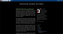 Desktop Screenshot of hafizbad-kenyataanakhbar.blogspot.com