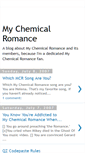Mobile Screenshot of myxchemicalxblog.blogspot.com