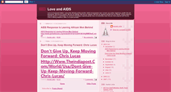 Desktop Screenshot of loveandaids.blogspot.com