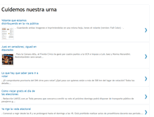 Tablet Screenshot of cuidemosnuestraurna.blogspot.com