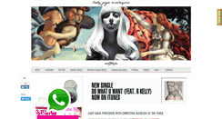 Desktop Screenshot of ladygagamalaysia.blogspot.com