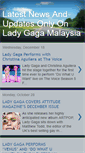 Mobile Screenshot of ladygagamalaysia.blogspot.com