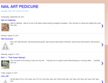 Tablet Screenshot of nailartpedicure.blogspot.com