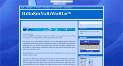 Desktop Screenshot of hiroshinariworld.blogspot.com