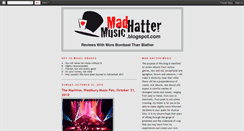 Desktop Screenshot of madhattermusic.blogspot.com