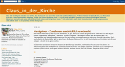 Desktop Screenshot of clauskirche.blogspot.com