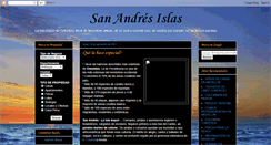 Desktop Screenshot of isladesanandres.blogspot.com