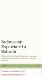 Mobile Screenshot of indonesianinbahrain.blogspot.com